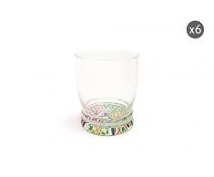 Excelsa 62657Â Set de Verres Ã Eau, Multicolore, 6Â unitÃ©s