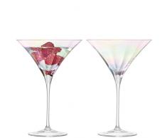LSA International Verre à Cocktail 300 ML X 2, Nacre, 13.5 x 13.5 x 19.7 cm