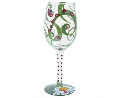 Lolita 6001626 Verre à Vin, Multicolore, 23 x 9 x 23 cm