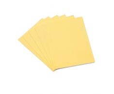 1buy3 Lot de 6 Sets de Table en Feutre avec Coins carrés de 5 mm dépaisseur Ecru