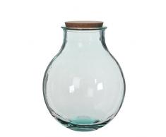 MICA Decorations Olly Vase, Verre, Transparent, 29 x 29 x 38 cm