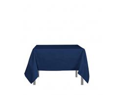 Soleil docre 814240 ALIX Nappe anti-tâches carrée Polyester Marine 180 x 180 cm