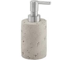 Gedy Ginevra Distributeur de Savon, béton, Gris, 7 x 7 x 15.8