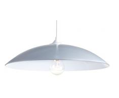 Luminaire Mondo colors, suspension verre, 75 W, blanc, ø 37 x H 12 cm