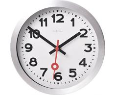 NeXtime 3998ar Station Horloge Verre Blanc