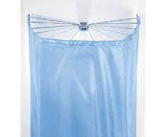 spirella Ombrella 10.11816 Tringle en chrome pour rideau de douche munie de 12 bras et convenant à tous les rideaux de douche Spirella 180