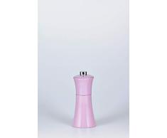 Bisetti Art. Code-77404 Verona Lilas Bois Laqué Moulin à sel, Rose, Taille Unique