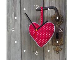 contento Horloge Coeur Pendule Murale De Cuisine