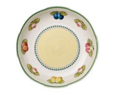 Villeroy & Boch French Garden Fleurence Coupelle de présentation, 38 cm, Porcelaine Premium, Blanc/Multicolore