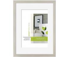 Nielsen 62011 Cadre Photo Apollo 24x30 cm Noir, Bois, Argent
