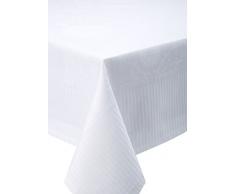 Garnier-Thiebaut APOLLINE Nappe Antitache, Coton, Blanc, 174 x 174 cm