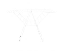 MSV 130096 Etendoir tÃ©tras 20m de Acier INOX/PP en Blanc, PolypropylÃ¨ne, 129x91,5x57 cm