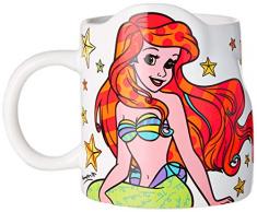 Enesco Disney Britto MUG Ariel 6002652, Céramique, Multicolore, Taille Unique
