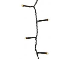 Générique - Guirlande lumineuse led blanc chaud sur piles - Taille L 7,20 m - 96 lampes