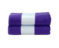 A&R Towels A&â¿Subli-Me Serviette de Bain Violet Taille Unique 70 x 140 cm