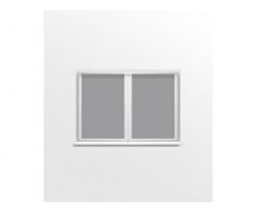 Polyester 90x45 cm Soleil dOcre Paire de Brise bise 45x90 cm Dolly Blanc