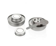 BOSKA 853518 Bruleur Fondue, Aluminium, Gris, 18 x 9,2 x 4,5 cm