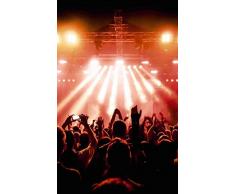 Poster vertical XL déco CONCERT 150 x 240 cm | Trompe lœil Déco murale Qualité HD Scenolia