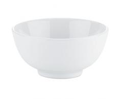 kela 67451 Coupelle à Fondue Chalet 12x5,5cm en céramique Blanc, 12 x 5,5 x 3 cm