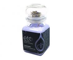 Essential Touch Candles Bougie en Cire de soja Parfum Lavande Photophore Violet