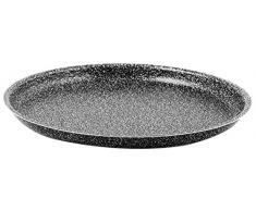 Home Stone Moule Ã Pizza Rond, AntiadhÃ©rent, Pierre, Anthracite, 36 cm