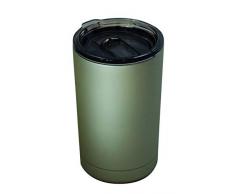 zak! designs 2329-001 Mono - mug isotherme double paroi Acier Inoxydable, Champagne, 8 x 8 x 13,5 cm