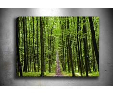 Bonamaison Peinture sur toile, multicolore, 30 x 40 cm - Conçu et fabriqué en Turquie