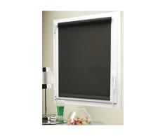 MADECOSTORE Store Enrouleur Occultant Easy Uni Chocolat - L90 x H170cm - Sans perçage