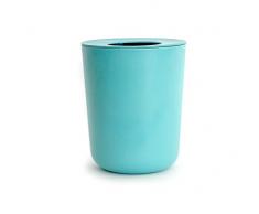 BIOBU by EKOBO 36790 Poubelle, Bambou, türkis, 19x19x23,5 cm