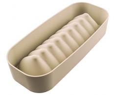 Moule en silicone 3D Silikomart, Silicone, gris, 9 x 7,5 x 25 cm