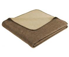 biederlack I Salt&Pepper Protège-canapé et Fauteuil 60% Coton 40% dralon I Fabriqué en Allemagne Marron 50 x 200 cm