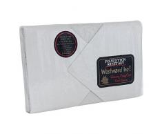 Regency Royal Drap 50Â % coton/50Â % Polyester Lit Double, Gris, Double