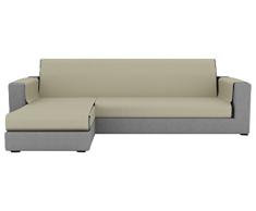 Eiffel Textile Lyon Chaise LongueÂ âÂ Couvre CanapÃ© Bras Gauche 280 x 195 x 2 cm Beige
