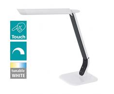 Eglo Attache-câbles Lampe de bureau, métal, intégré, blanc