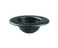 InterDesign 65387EU Axis Filtre de Lavabo Noir Mat 10,16 x 10,16 x 4 cm