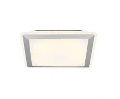 Plafonnier Led Salsa 19 12 W Blanc Chaud Ip23 Gris Nordlux