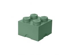 Brique de rangement LEGO 4 plots, BoÃ®te de rangement empilable, 5,7 l,