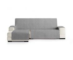 Eysa Mist Housse, Microfiber, C/6 Gris, Chaise Longue 240 cm. Adapté aux canapés de 250 à 300 cm
