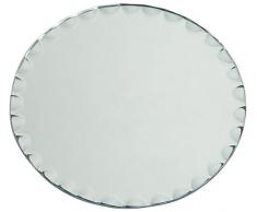 Darice Matrice Ronde en Verre Miroir W/festonnÃ© Edge Bulk-8-inch, dautres, Multicolore