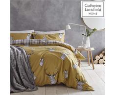 Catherine Lansfield Garnier Ultime Allie Force Restaurateur Après-shampooing 400 ML, Ocre, Super-King Duvet Set