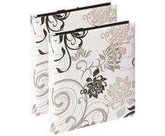 Walther EA-201-WD Album duoble pour insérer des photos Grindy, 400 photos 10 x 15 cm, blanc