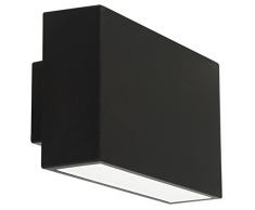 Applique murale Smartwares 5000.485 Ebony â LED intégré â Aluminium noir