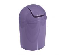 FRANDIS P356024 Poubelle Boule Plastique Parme Ã 19 X 31 cm
