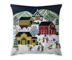 Bonamaison Housse de Coussin Multicolore 45 x 45 cm