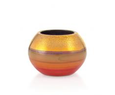 Angela neue Wiener Werkstaette Tempera Bougeoir Peint Ã la Main avec dÃ©corations dorÃ©es 9 x 6,5 cm