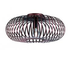 TRIO, Plafonnier, Johann 1xE27, max.60,0 W Corps: metal, cuivre ancien Ã:40,0cm, H:17,0cm IP20