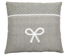 Soleil docre Emilie Coussin, Coton, Ecru, 40x40 cm