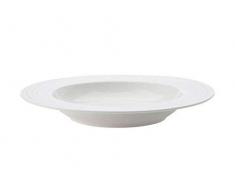 Maxwell & Williams Basics Diamonds Bord Bol à Soupe, Blanc, 22.5 cm, Lot de 6