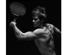 Scenolia Tableau Verre Acrylique déco & Design Tennis 50 x 50 cm | Déco Murale Qualité HD