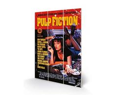 Pulp Fiction MW10497P Impressions sur Bois 20 x 29,5 cm (Affiche du Film), Multicolore, 5 x 1, 2 cm